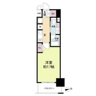 URBANLINK森小路駅前【1階】の間取り