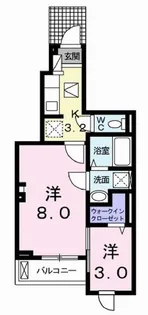ハレレア59【1階】の間取り