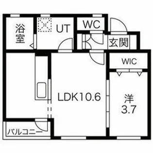 ブランシェット【1階】の間取り