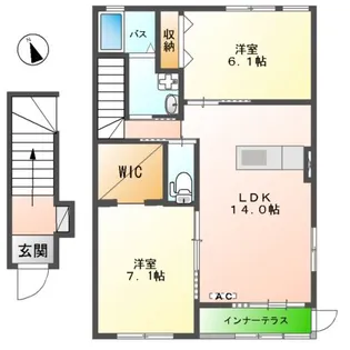 パストラル(pastoral)【2階】の間取り