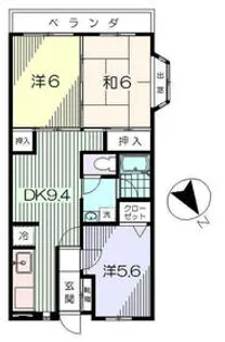 アムール港南【3階】の間取り