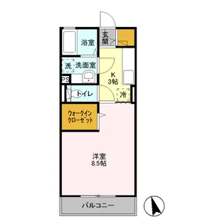 プティール Ⅲ【2階】の間取り