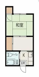 レジデンス浜町【204号室】の間取り