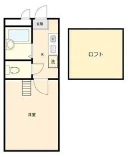 ヴィラ相模原【1階】の間取り