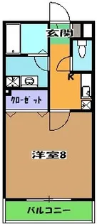 プランドール【3階】の間取り