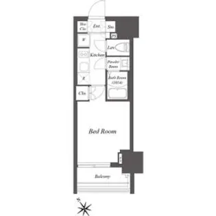 ブランシエスタ横浜高島町【6階】の間取り