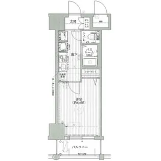 エステムコート博多・祇園ツインタワーセカンドステージ【7階】の間取り