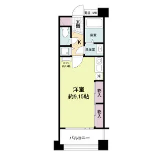 フォレステージュ江坂垂水町【9階】の間取り