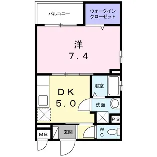 グレイス横浜弘明寺【1階】の間取り
