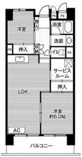ビレッジハウス成田吾妻タワー1号棟【11階】の間取り