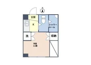 凾嶺ビル【2階】の間取り