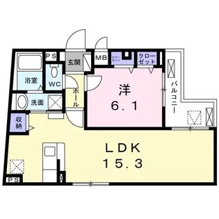 ブルーセブン【2階】の間取り