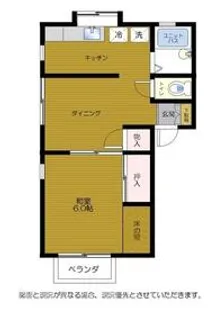 サウスウインドハイム【101号室】の間取り