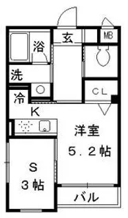 じゅりん彩華【P203号室】の間取り