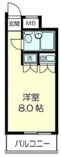 ロイヤル関内【905号室】の間取り