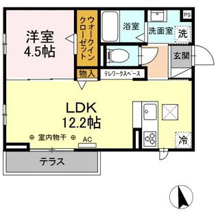 ウィステリアムーン【1階】の間取り