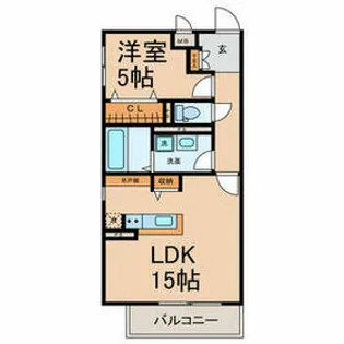 La Quadrifoglio【1階】の間取り