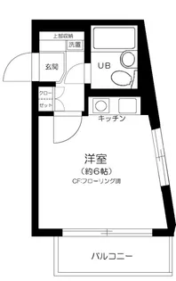 カームハウス大橋【3階】の間取り