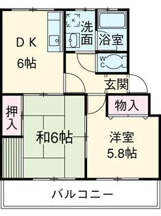 サニーヴィラ【2階】の間取り