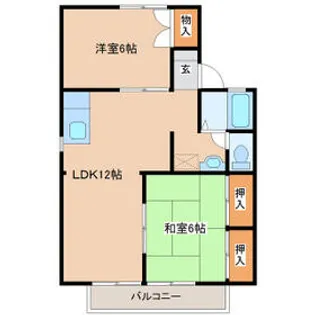 ファーストコーポ八千代【2階】の間取り