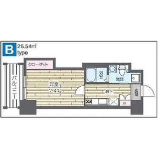 HF四条河原町レジデンス【7階】の間取り