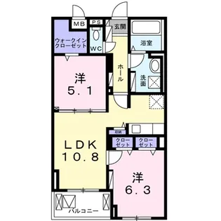 グランディオ TK【4階】の間取り
