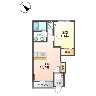 ネッスル【1階】の間取り