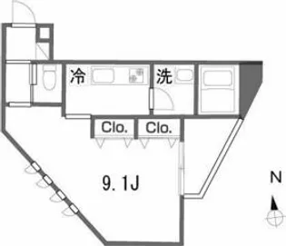 オーピュール恋ヶ窪【2階】の間取り