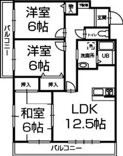 メゾンi&i【202号室】の間取り