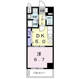 グラン エスポワール【5階】の間取り