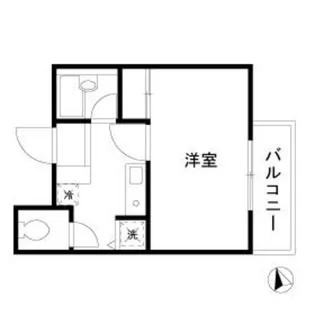 Urban Link蒲田【405号室】の間取り