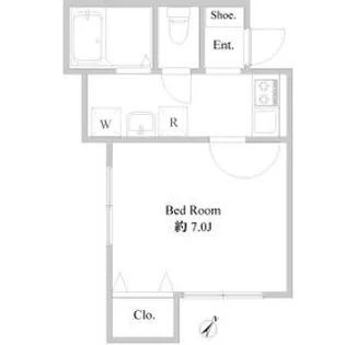 ハウスカーマイン【2階】の間取り