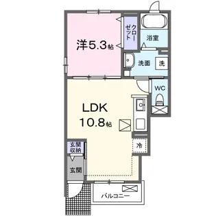サンリットヴィラⅡ【1階】の間取り
