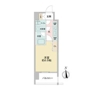 ファーストフィオーレ江坂ウエスト【3階】の間取り