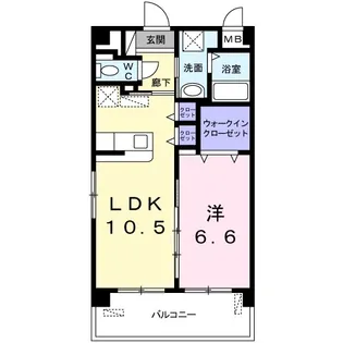 LEGACYみどり町【2階】の間取り