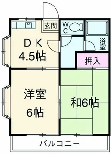 長澤ハイツ【101号室】の間取り