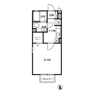 ハニーコート C【2階】の間取り