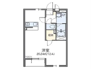 レオネクストホワイトクローバー【203号室】の間取り