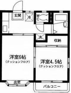 アイリス【2階】の間取り