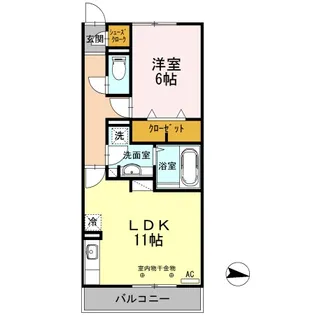 PEONY豊明【3階】の間取り