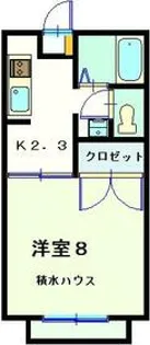 プラージュ【B103号室】の間取り