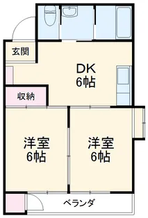 オラシオン登呂田【A301号室】の間取り