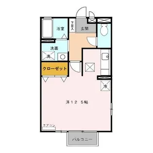 レフア古見【1階】の間取り