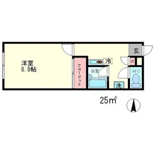 ティンカーベル【202号室】の間取り