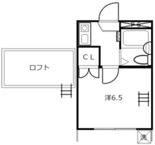 Cadiz新柏【1階】の間取り