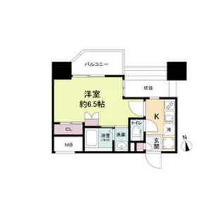 セレニテ難波グランデシュッド【0401号室】の間取り