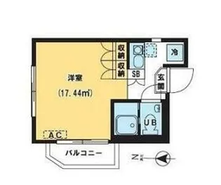 Gallery VILLA Chidori【3階】の間取り
