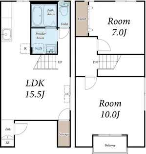フェリーチェハウス町田【1階】の間取り