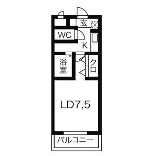 A・City熊味II【1階】の間取り
