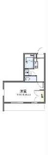 レオパレスミヤケ【201号室】の間取り
